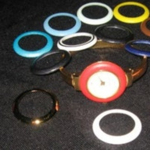 ❤️Ladies EDOX COCKTAIL 14 Bezel Bangle Watch Swiss Comes in Box - Picture 1 of 9